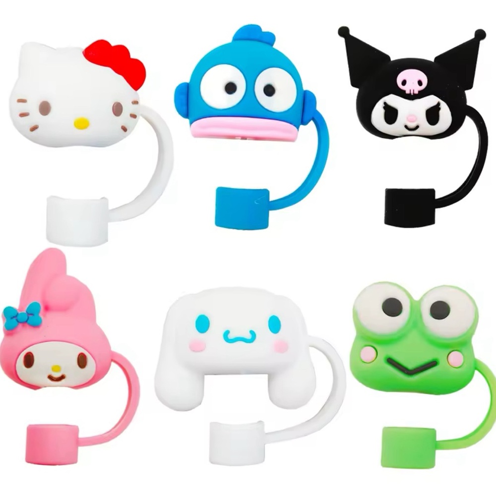 Hello Kitty straw cap set of 6